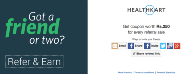 How healthkart increased sales through referral program software
